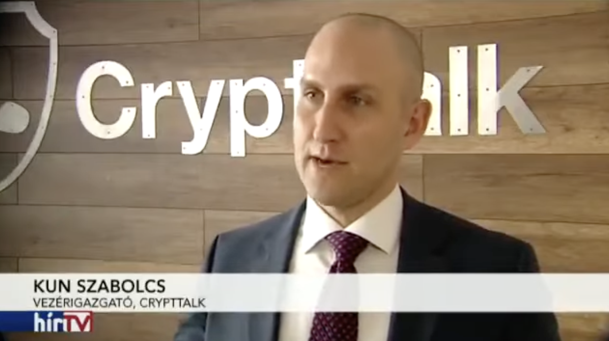 Sab Kun on HírTV covering secure communication issues and why the Hungarian Government tried to ban their undecryptable service, CryptTalk (April 6, 2016).